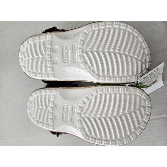Kung Fu Panda Kids Crocs Size J 3 Nwt Po Fuzzy Back Universal Studios Vacation - Picture 9 of 9